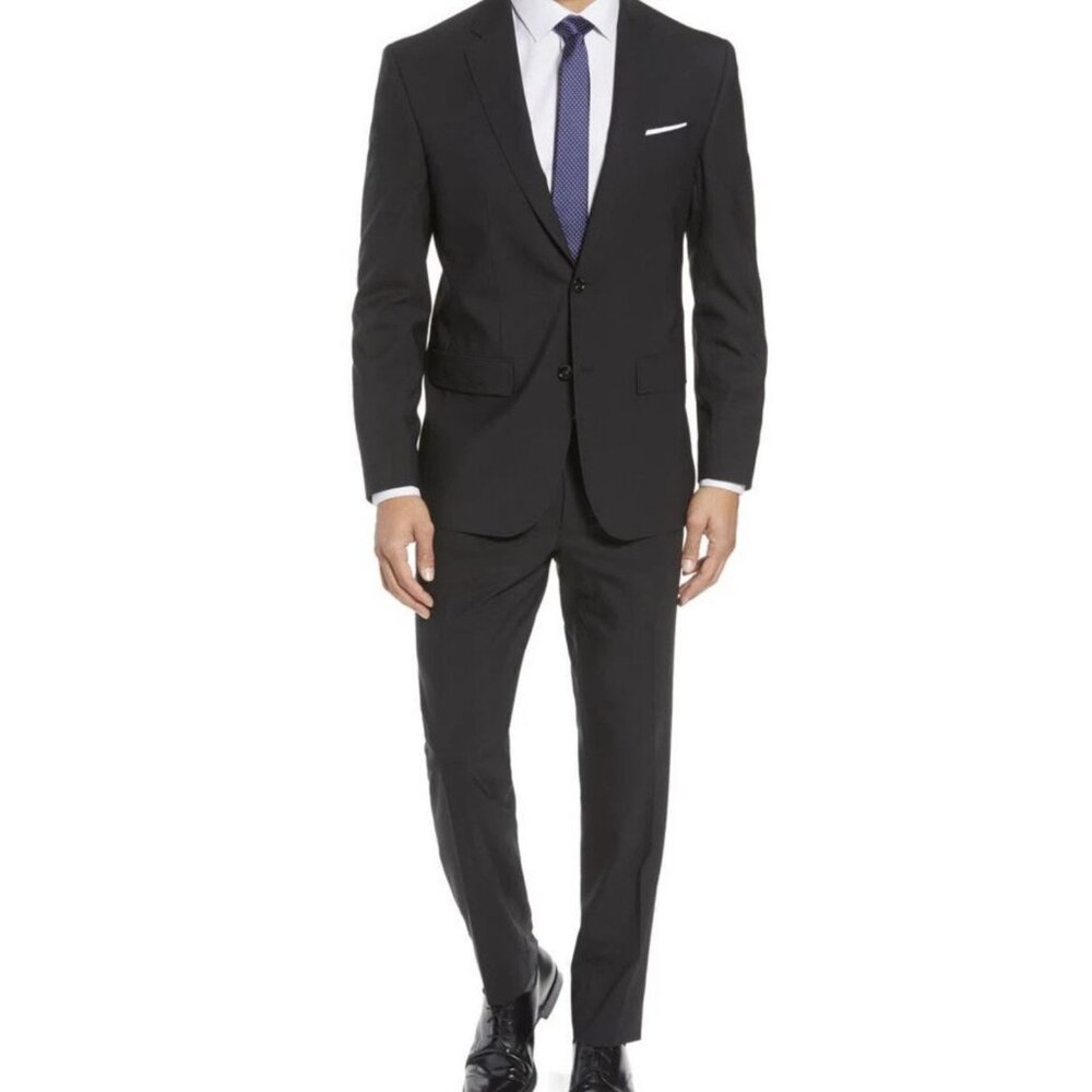 Ted Baker Endurance Modern Fit Jay Wool Suit 38R 29W 38R 29W Black